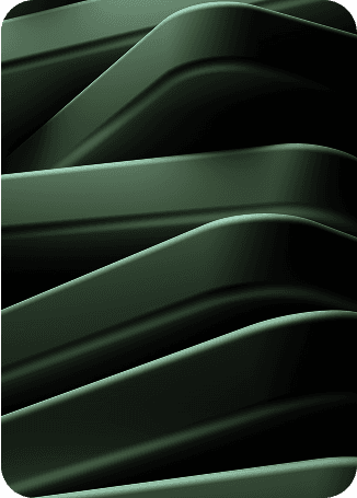 Abstract green curves - bottom